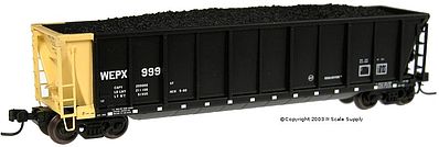 Bathtub Gondola WEPX -- N Scale Model Train Freight Car -- #43807