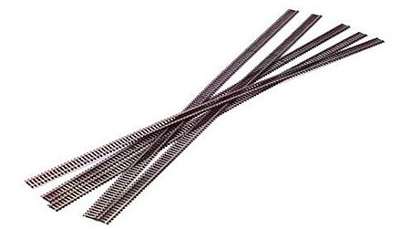 Code 100 Super-Flex N/S (5) -- HO Scale Nickel Silver Model Train Track -- #178