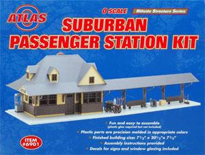 Passenger Station Kit -- O Scale Model Railroad Building -- #6901