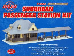 Passenger Station Kit -- O Scale Model Railroad Building -- #6901
