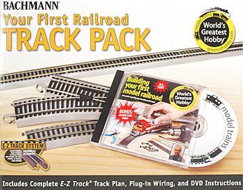 4x8' Hobby Track Pack w/DVD -- HO Scale Nickel Silver Model Train Track -- #44596