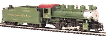 USRA 0-6-0 w/Tend Smokey Mntn Express -- HO Scale Model Train Steam Locomotive -- #50440