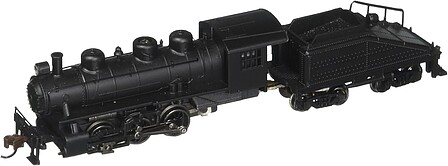 USRA 0-6-0 Switcher & Slope Tender Undecorated -- N Scale Model Train Steam Locomotive -- #50598