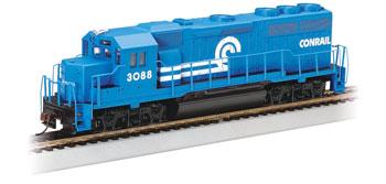 GP40 Conrail -- N Scale Model Train Diesel Locomotive -- #63556