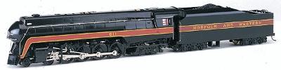 Spec Class J 4-8-4 Norfolk & Western #611 -- N Scale Model Train Steam Locomotive -- #82153