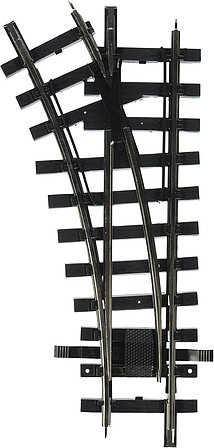 Manual Switch LH -- G Scale Steel Model Train Track -- #94351
